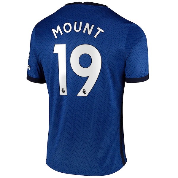 Trikot Chelsea NO.19 Mount Heim 2020-21 Blau Fussballtrikots Günstig